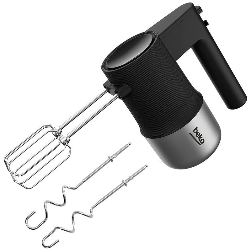 Foto van Beko hmm 81504 bx handmixer 500 w rvs, zwart