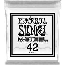 Foto van Ernie ball 10542 .042 slinky m-steel losse snaar voor elektrische gitaar