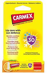 Foto van Carmex tropical spf30 moisturising lipbalm