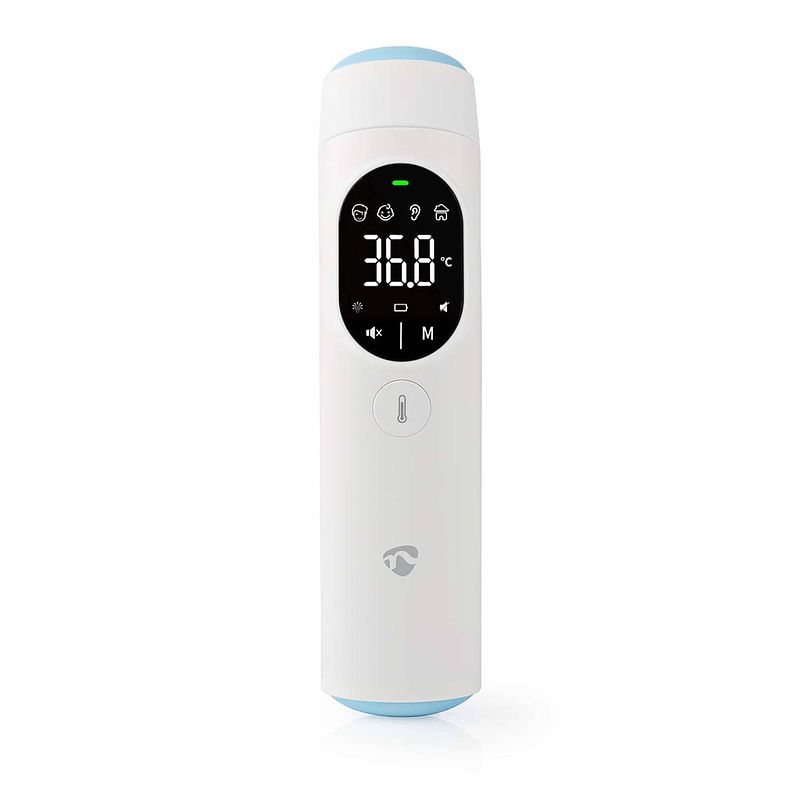 Foto van Nedis smartlife infrarood thermometer - bthtir10wt - wit