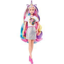 Foto van Barbie tienerpop fantasy hair meisjes 30 cm 12-delig
