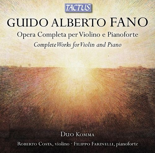 Foto van Fano: opera completa per violino - cd (8007194105513)