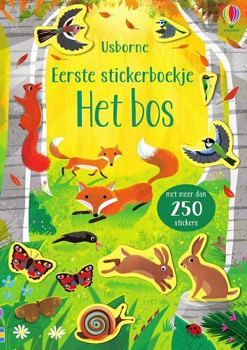 Foto van Eerste stickerboekje het bos - paperback (9781474987981)