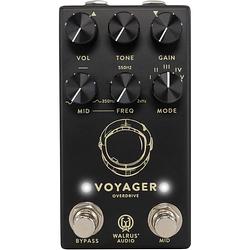 Foto van Walrus audio voyager mkii black preamp / overdrive effectpedaal