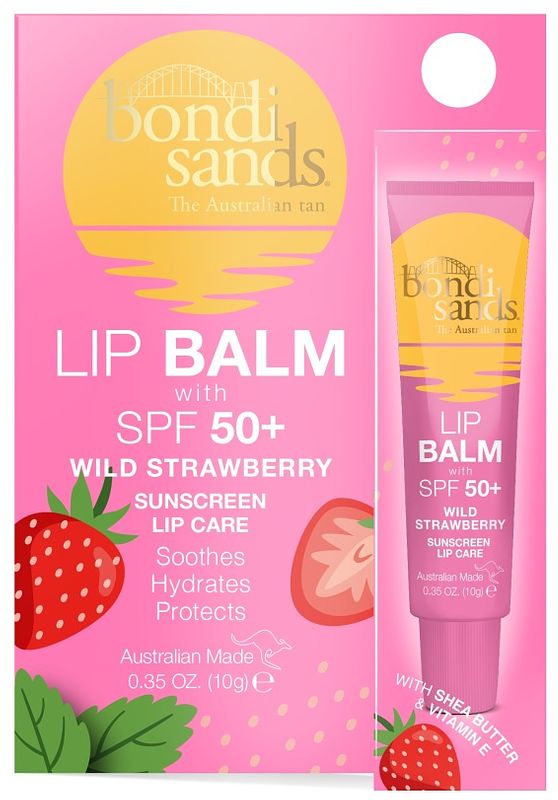 Foto van Bondi sands lip balm spf50+ wild strawberry