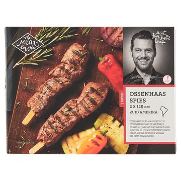 Foto van The meat lovers ossenhaas spies 2 x 125g bij jumbo