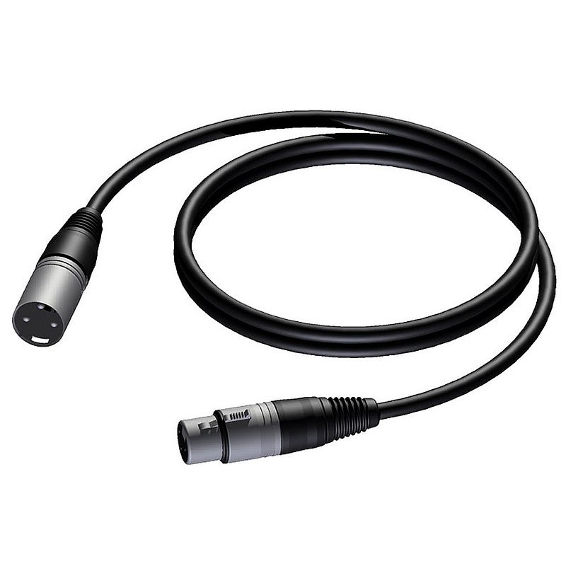 Foto van Procab cab901 basic xlr male - xlr female 20.00 meter