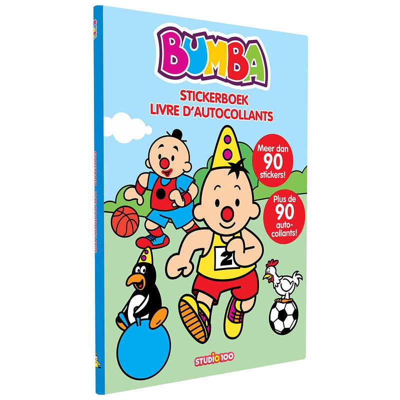 Foto van Studio 100 stickerboek bumba sport junior papier blauw