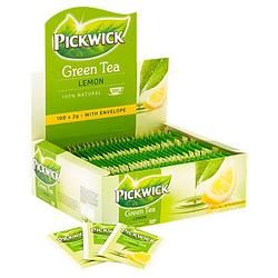 Foto van Pickwick green tea lemon 100 x 2g bij jumbo
