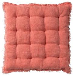 Foto van Dutch decor burto - stoelkussen van katoen coral 40x40 cm - roze - roze