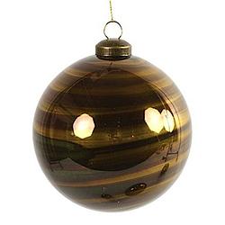 Foto van Cf label kerstbal yana 10 cm glas goud