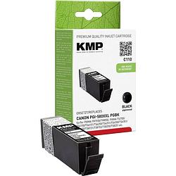Foto van Kmp inkt vervangt canon pgi-580 xxl compatibel zwart c110 1576,0201