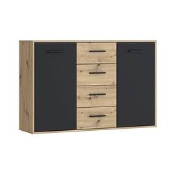 Foto van Pilvi dressoir - 2 deuren + 4 laden - l 122,6 x d 34,2 x h 8