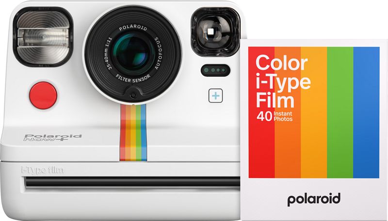 Foto van Polaroid now+ wit + color instant film for i-type