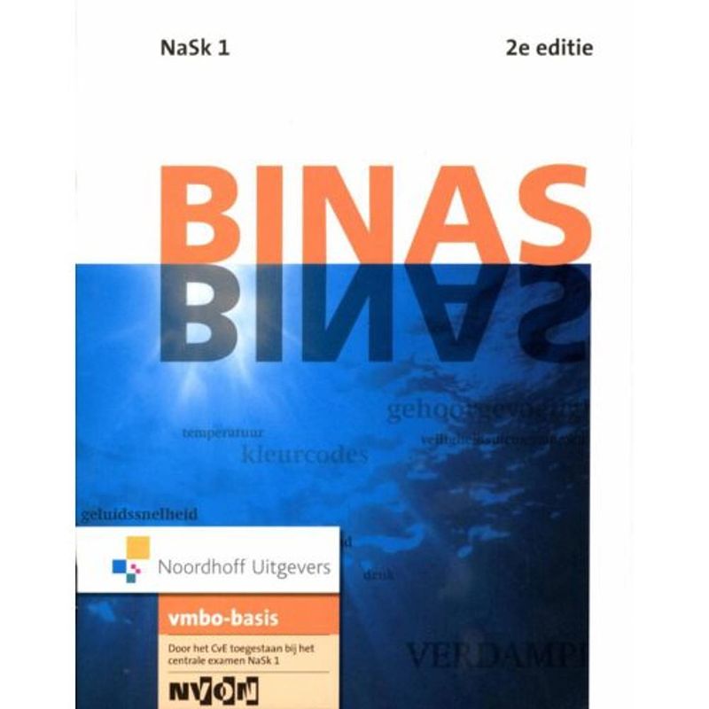 Foto van Binas / nask 1 vmbo-basis / informatieboek