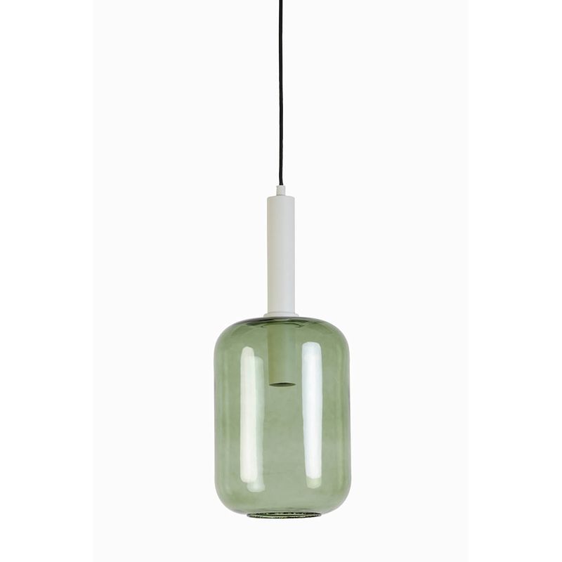 Foto van Light & living - hanglamp lekar - 22x22x52 - groen