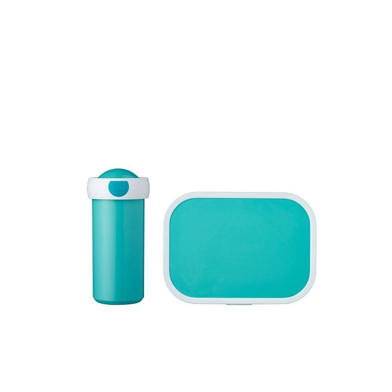 Foto van Mepal lunchset (schoolbeker & lunchbox) campus turquoise