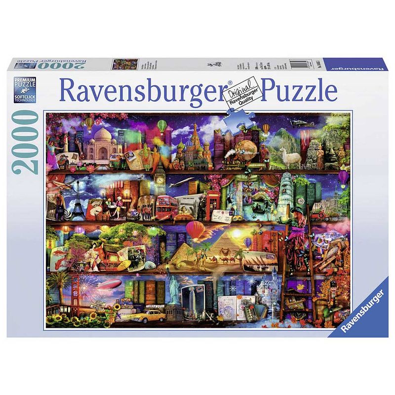 Foto van Ravensburger puzzel wereld van de boeken - 2000 stukjes