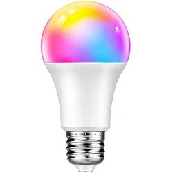 Foto van Led lamp - facto - smart led - wifi led - slimme led - 10w - e27 fitting - rgb+cct - aanpasbare kleur - dimbaar -