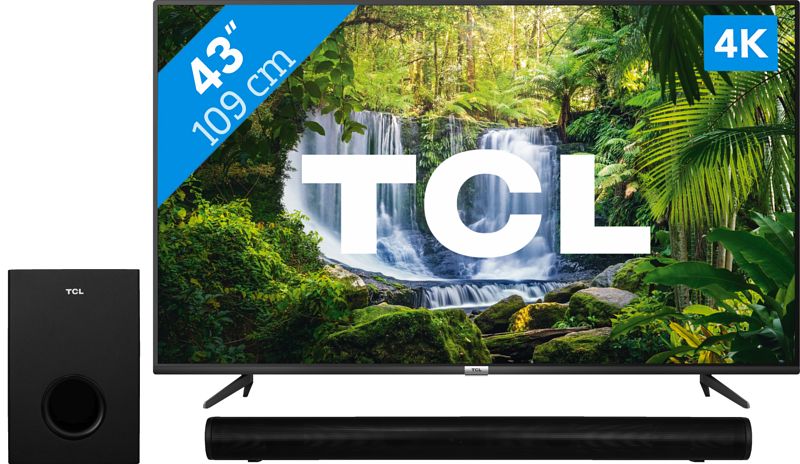 Foto van Tcl 43p615 (2022) + soundbar