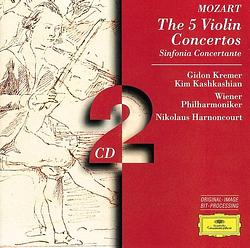 Foto van Mozart: the 5 violin concertos; sinfonia concertan - cd (0028945304328)