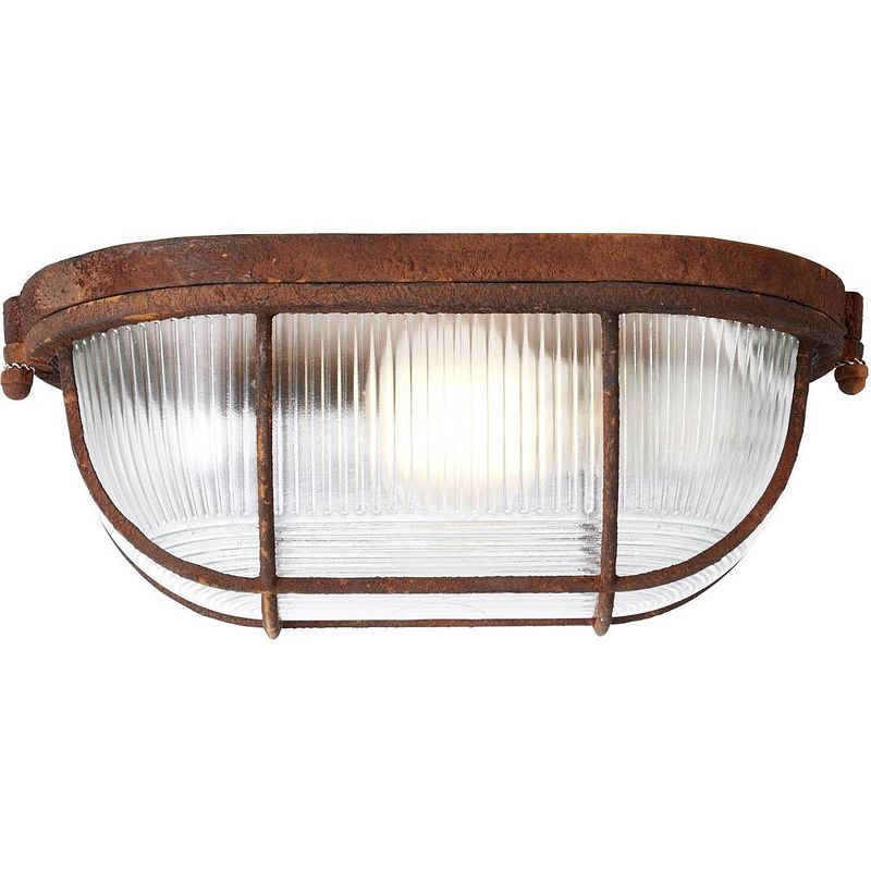 Foto van Brilliant 94459/60 bobbi plafondlamp led e27 40 w roest