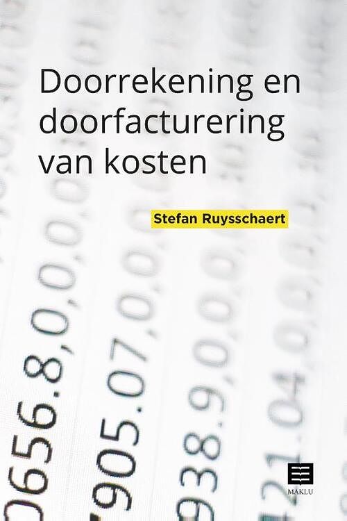 Foto van Doorrekening en doorfacturering van kosten - stefan ruysschaert - paperback (9789046610701)