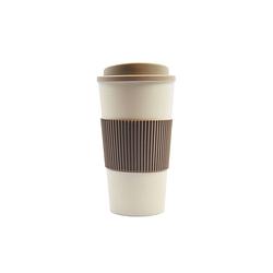 Foto van Reisbeker, koffiebeker, coffe to go beker, cruising travel mug - to-go beker\beige