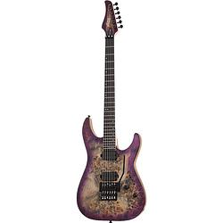 Foto van Schecter c-6 fr pro aurora burst elektrische gitaar