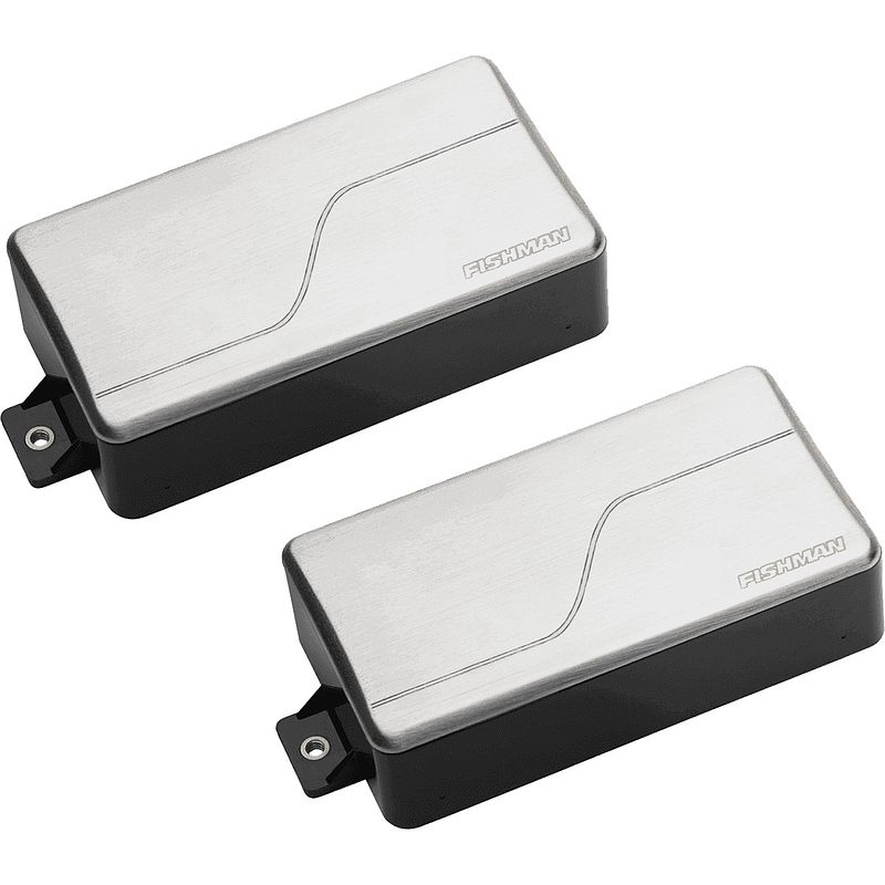 Foto van Fishman prf-mhb-sr2 fluence modern humbucker set brushed rvs