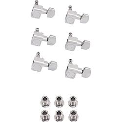 Foto van Fender american standard series guitar tuning machines chrome (set van 6)