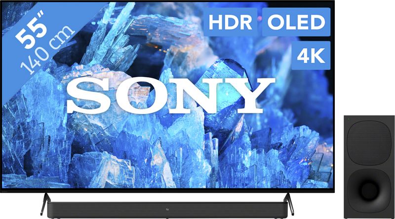 Foto van Sony bravia oled xr-55a75kp (2022) + soundbar