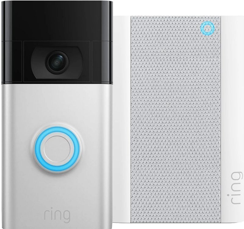 Foto van Ring video doorbell gen. 2 nikkel + chime pro gen. 2