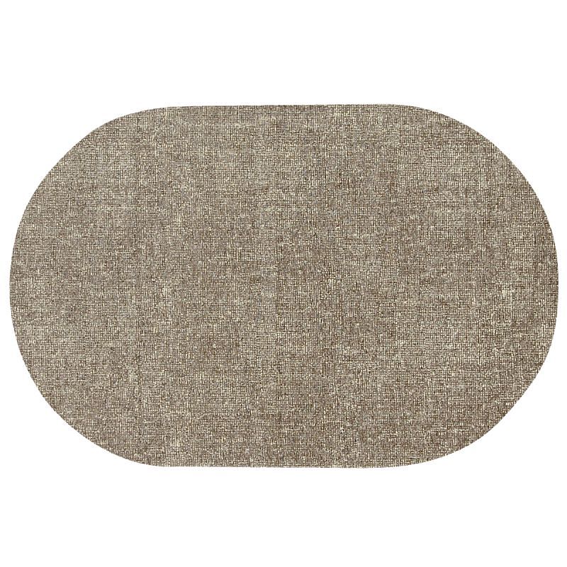 Foto van Vloerkleed lorenzo beige 200x290 ovaal