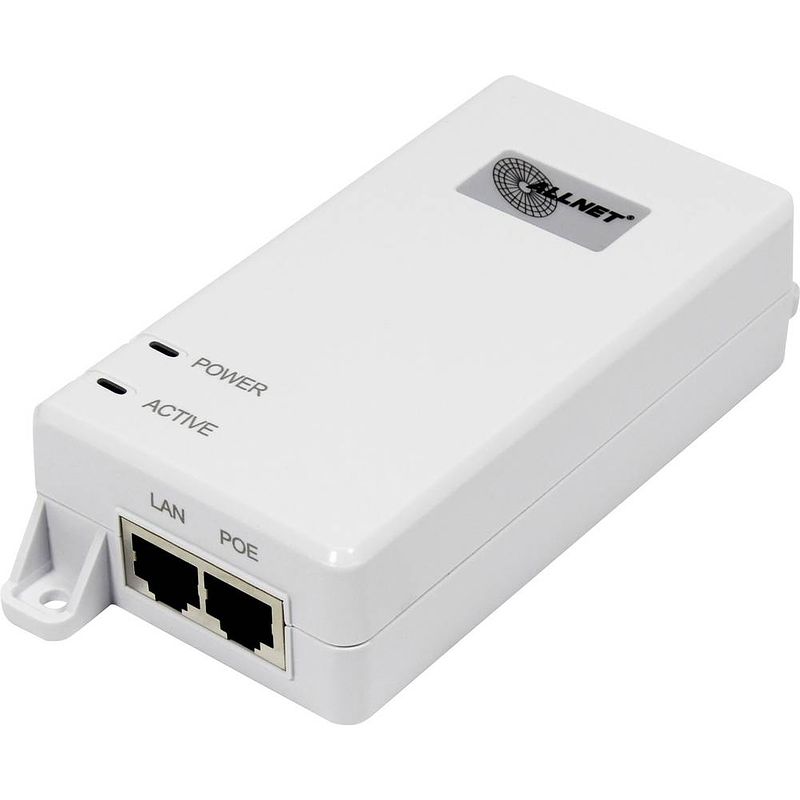 Foto van Allnet all0488v6 poe-injector 10 / 100 / 1000 mbit/s ieee 802.3af (12.95 w), ieee 802.3at (25.5 w)