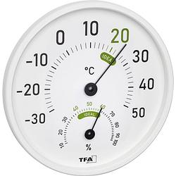 Foto van Tfa dostmann thermo- en hygrometer wit