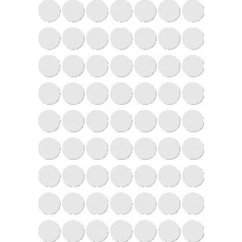 Foto van Apli ronde etiketten in etui diameter 10 mm, wit, 378 stuks, 63 per blad (2660)