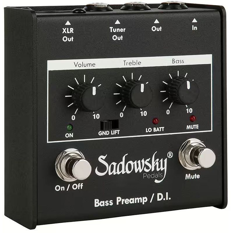 Foto van Sadowsky sbp-1 bass preamp / di equalizer effectpedaal voor basgitaar