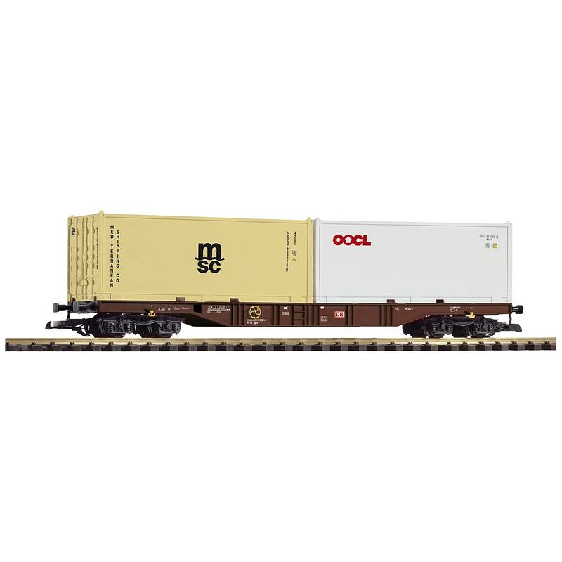 Foto van Piko g 37754 g containerwagen 2 containers van de db ag