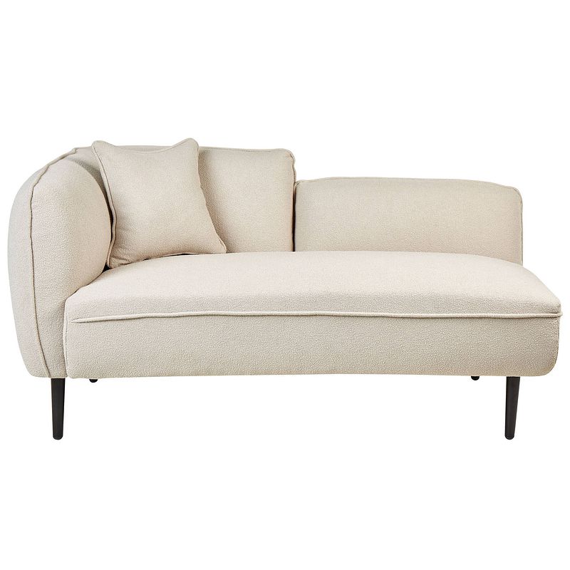 Foto van Beliani chevannes - chaise longue-beige-polyester