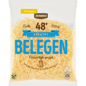 Foto van Jumbo geraspt belegen kaas 48+ 175g