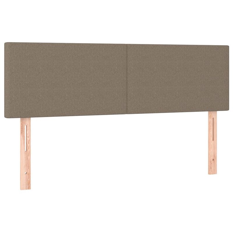 Foto van The living store hoofdbord - klassiek - bedaccessoires - 144 x 5 x 78/88 cm - taupe