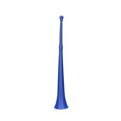 Foto van Blauwe vuvuzela grote blaastoeter 48 cm - speelgoedinstrumenten