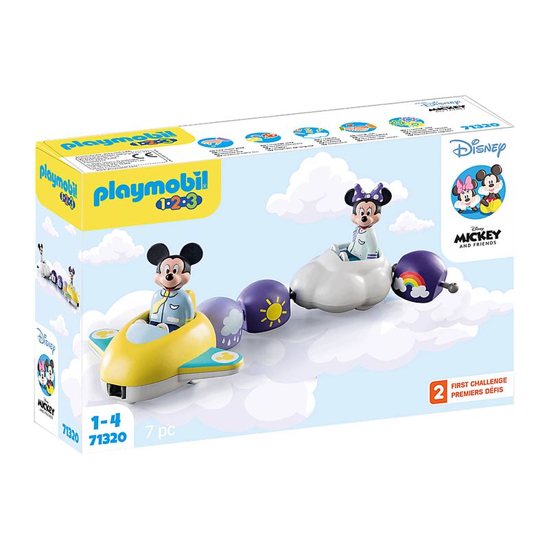 Foto van Playmobil 1.2.3 & disney 1.2.3 & disney: mickey'ss & minnie'ss cloud ride