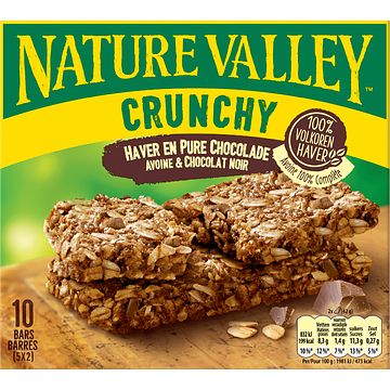 Foto van Nature valley crunchy haver en pure chocolade 5 x 42g bij jumbo