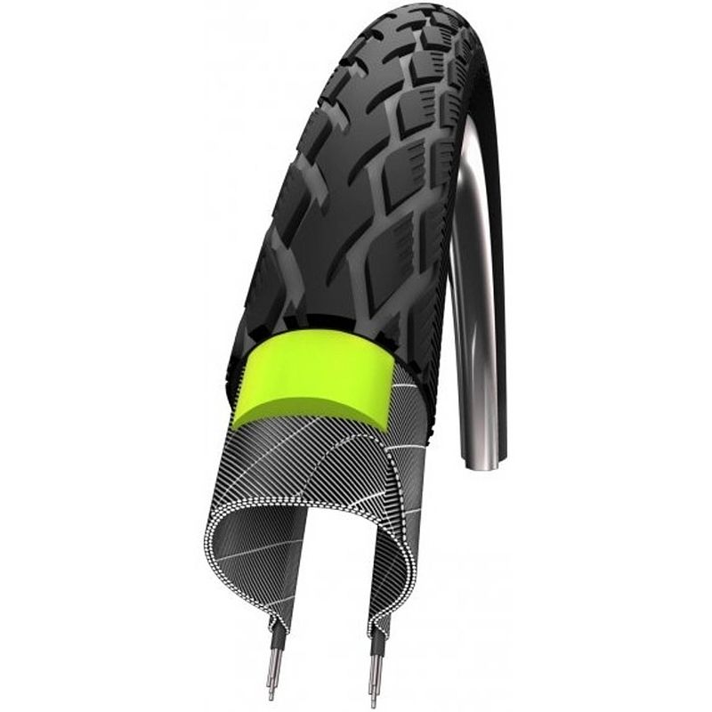 Foto van Schwalbe buitenband marathon greenguard 28 x 1.00 (25-622) reflectie