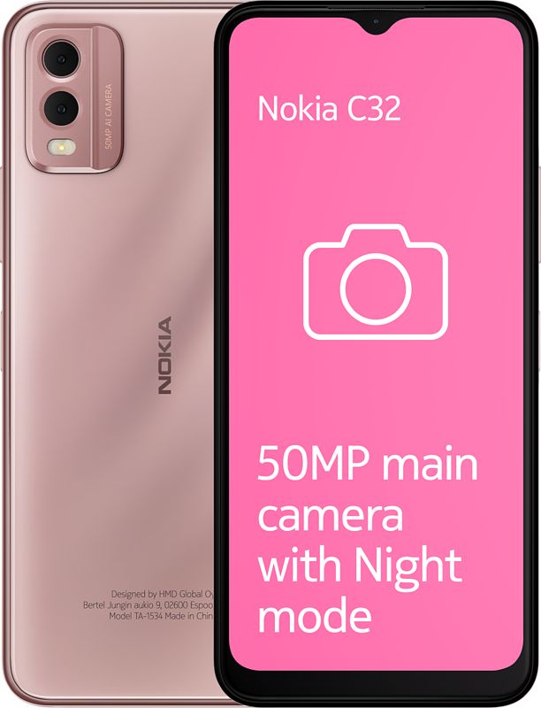 Foto van Nokia c32 64gb roze