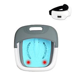 Foto van Opvouwbaar massage voetenbad met infrarood - combideal met oogmassage apparaat