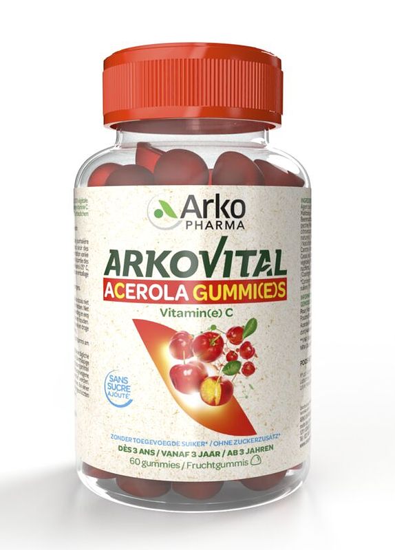 Foto van Arkopharma arkovital acerola gummies