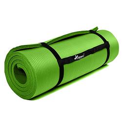Foto van Yoga mat lichtgroen, 190x100x1,5 cm, fitnessmat, pilates, aerobics